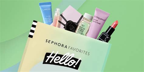 sephora makeup bag with samples.